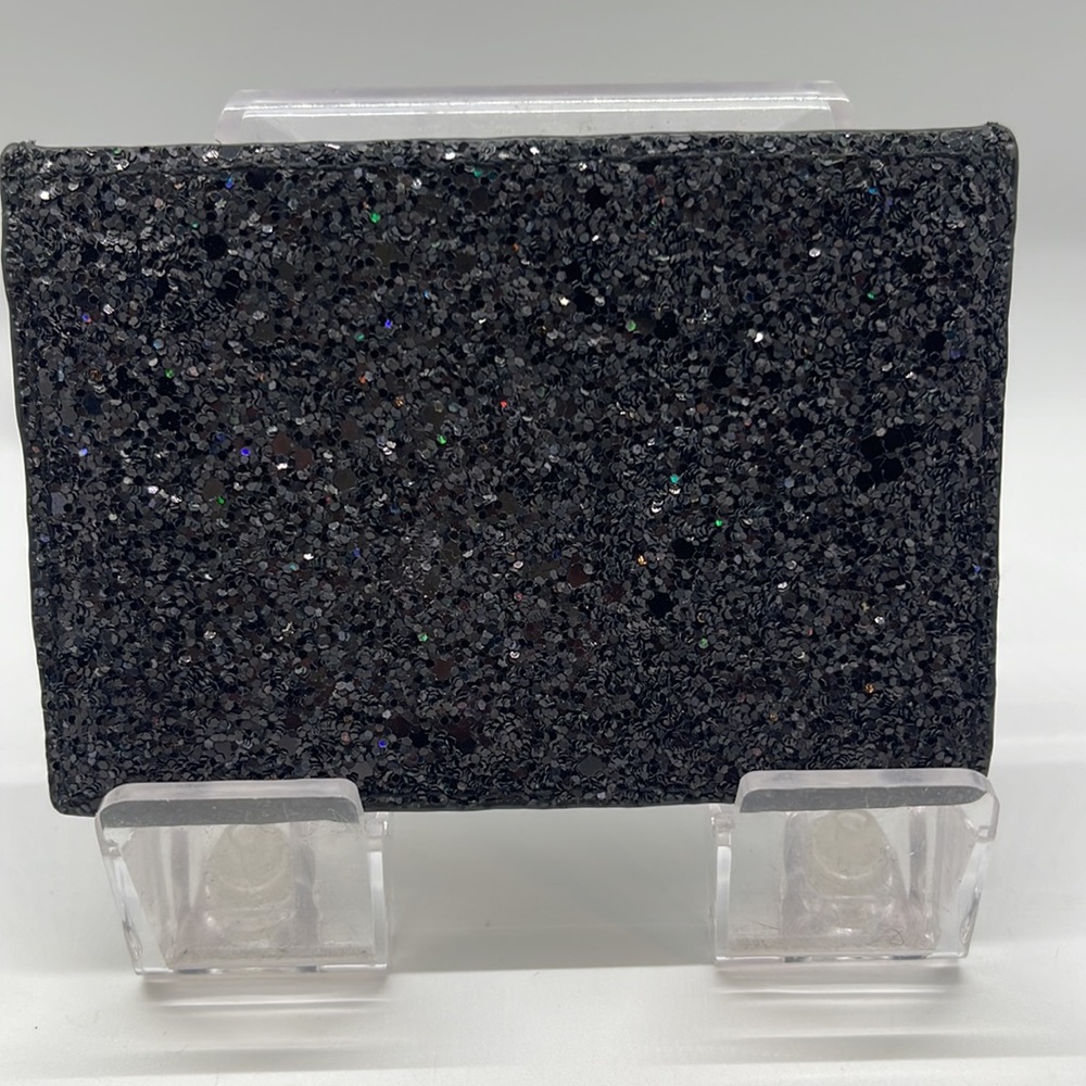 Kate Spade sparkle black cardholder